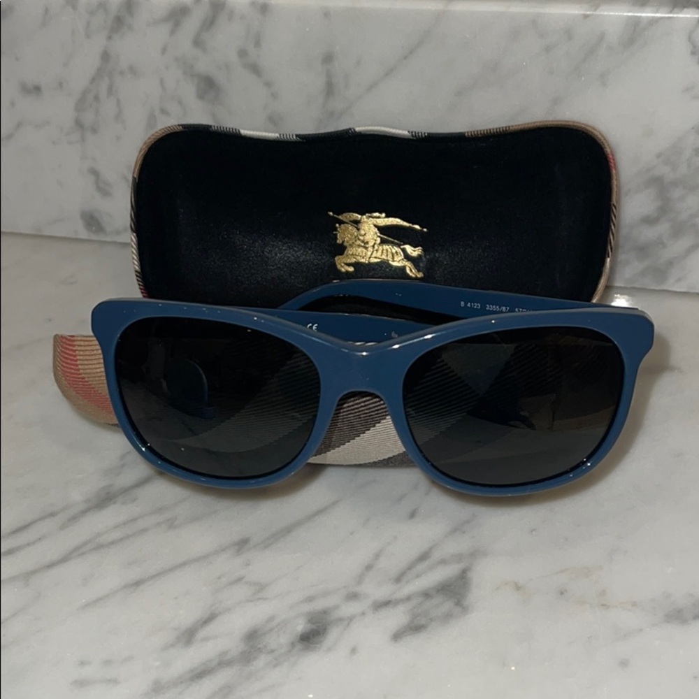 Burberry Sunglasses with Blue Frames